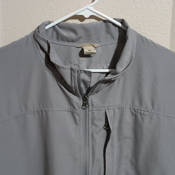 Duluth Trading 1/2 Zip Long Sleeve Pullover Windbreaker Men Size XL Gray - Picture 7 of 12